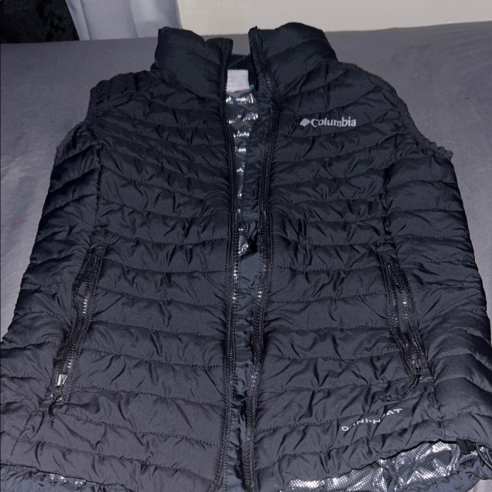 Columbia Black Quilted Puffer Vest